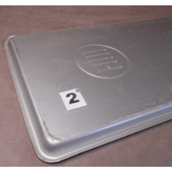 Antique HILL Aluminum Deli Case Display Tray # 2 30" X 10.5" Butcher Bakery - Picture 8 of 10